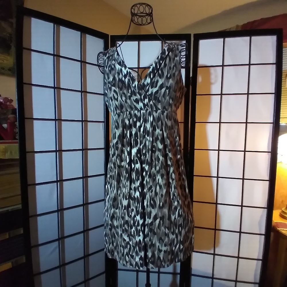 2A. Ann Taylor [Est 1954] Leopard Print Dress
